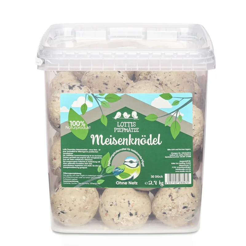 Mega-Angebot LOTTIS PIEPMÄTZE Meisenknödel ohne Netz Eimer 30 Stück